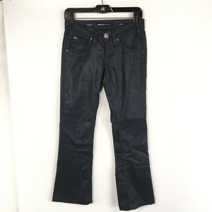 Miss Sixty 24 Stretch Wax Coated BootCut Jeans